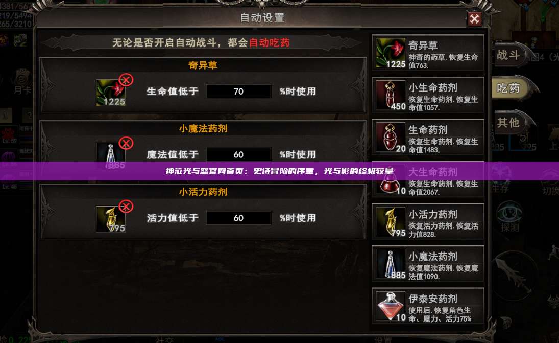 神泣纷争官网首页：史诗冒险的序章，光与影的终极较量