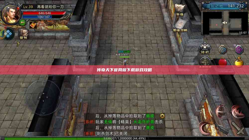 传奇天下官网版下载游戏攻略