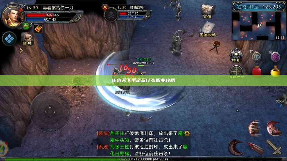传奇天下手游玩什么职业攻略